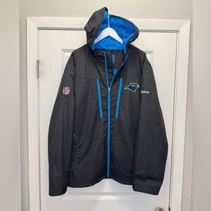 Reebok  Carolina Panthers Hooded Fleece Jacket